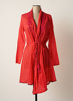 Veste kimono rouge LA FIANCEE DU MEKONG pour femme