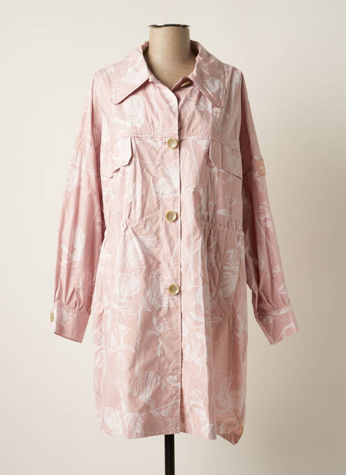 Imperméable manches longues sans capuche rose OOF WEAR femme