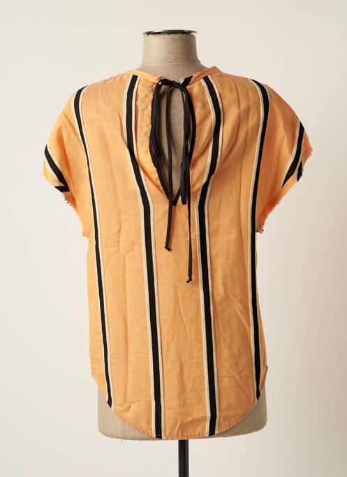 Blouse orange TELA pour femme