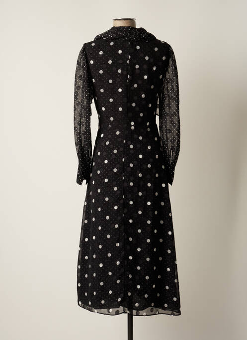 Robe mi-longue noir TOMMY HILFIGER femme