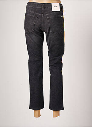 Pantalon 7/8 stretch taille normale noir REIKO femme