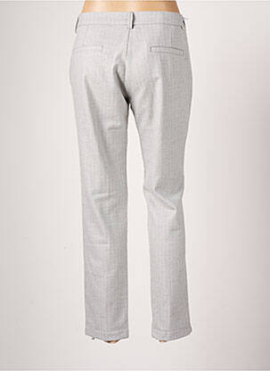 Pantalon 7/8 stretch taille normale gris REIKO femme