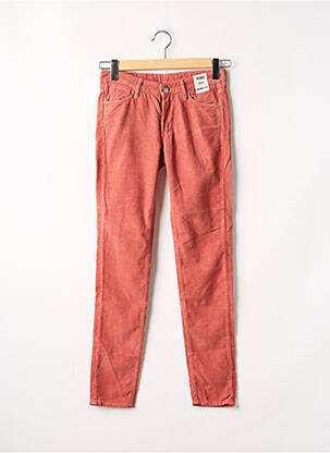 Pantalon slim taille normale taille normale orange REIKO femme