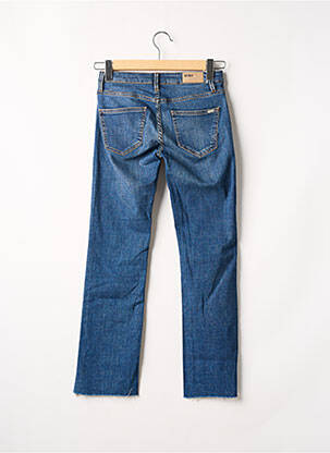 Pantalon 7/8 stretch taille normale bleu REIKO femme