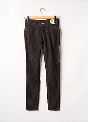 Pantalon slim skinny taille normale gris REIKO femme