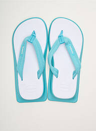 Tongs bout rond bout rond bleu HAVAIANAS unisexe
