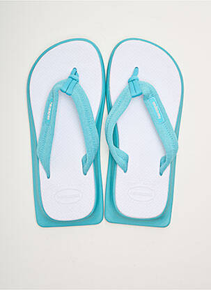 Tongs bout rond bout rond bleu HAVAIANAS unisexe
