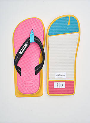 Tongs bout rond bout rond rose HAVAIANAS unisexe