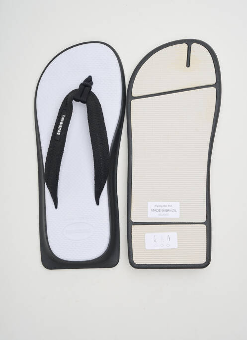 Tongs blanc HAVAIANAS pour unisexe