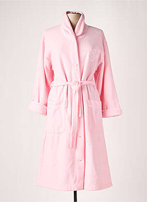 Robe de chambre rose LAGON BLEU pour femme