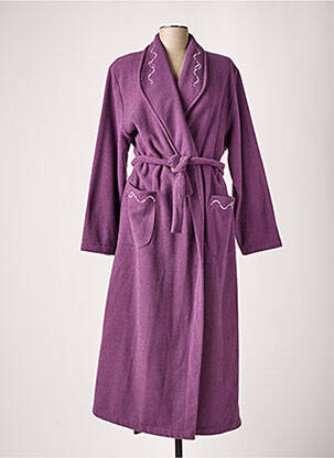 Robe de chambre violet VANIA pour femme