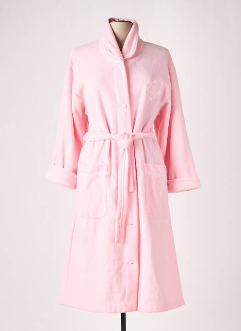 Robe de chambre rose LAGON BLEU pour femme