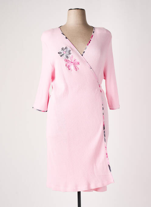Robe de chambre rose REGENCE pour femme