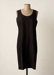 Robe mi-longue sans manche sans manche noir JEAN DELFIN femme