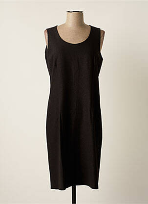 Robe mi-longue sans manche sans manche noir JEAN DELFIN femme