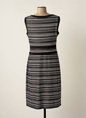 Robe mi-longue sans manche sans manche noir JOSEPH RIBKOFF femme