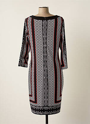 Robe mi-longue manches 3/4 manches 3/4 noir JOSEPH RIBKOFF femme
