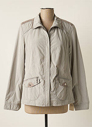 Veste casual coupe droite gris BARBARA LEBEK femme