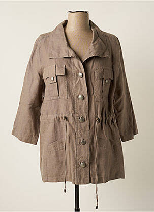 Veste casual coupe droite gris MERI & ESCA femme