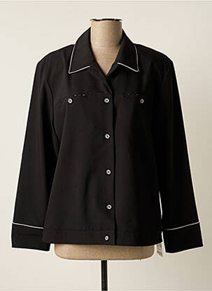 Veste casual coupe droite noir HUCKE WOMAN femme