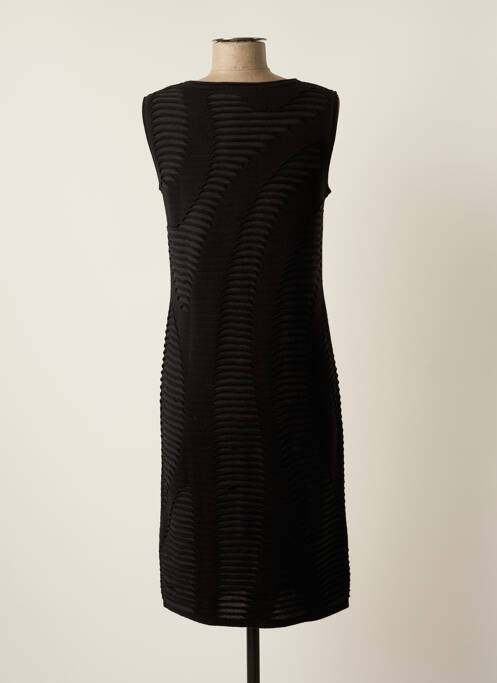 Robe mi-longue noir VIRIATO pour femme