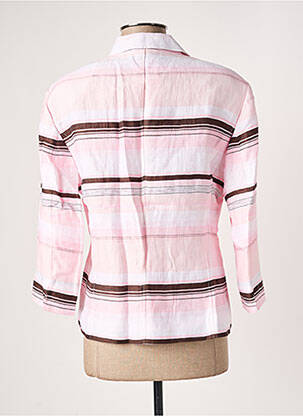 Veste casual epaulette rose BARBARA LEBEK femme
