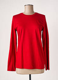 T-shirt manches longues manches longues rouge TRU femme