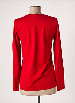 T-shirt manches longues manches longues rouge TRU femme