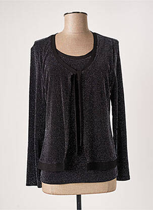 Top coupe cintrée manches longues noir 84.99 femme