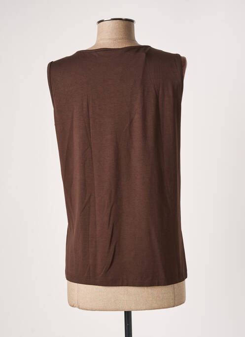 Débardeur marron BARBARA LEBEK pour femme