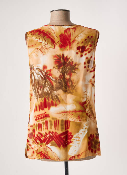 Top orange FE EDITION pour femme