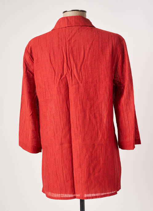 Tunique manches longues orange HUCKE WOMAN pour femme