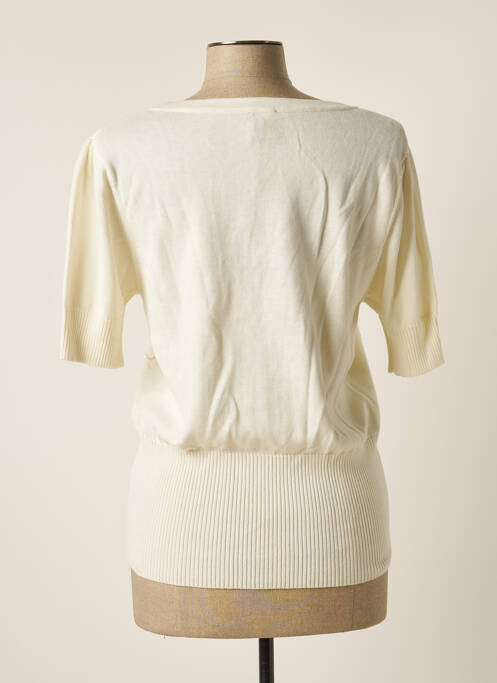 Gilet manches courtes beige PAUSE CAFE femme