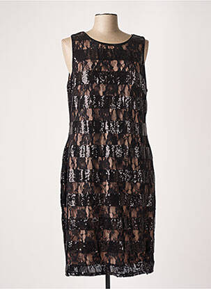 Robe mi-longue sans manche sans manche noir JOSEPH RIBKOFF femme