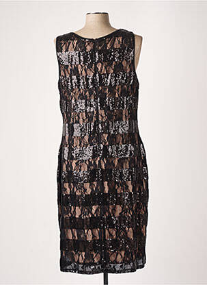 Robe mi-longue sans manche sans manche noir JOSEPH RIBKOFF femme