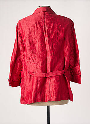 Veste casual epaulette rouge BARBARA LEBEK femme