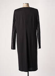 Robe mi-longue noir GEVANA pour femme seconde vue