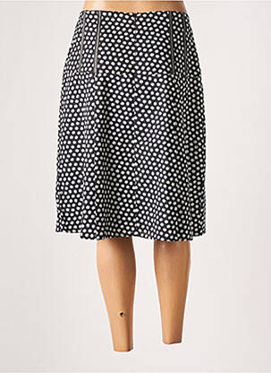 Jupe mi-longue taille normale noir FRANK EDEN femme