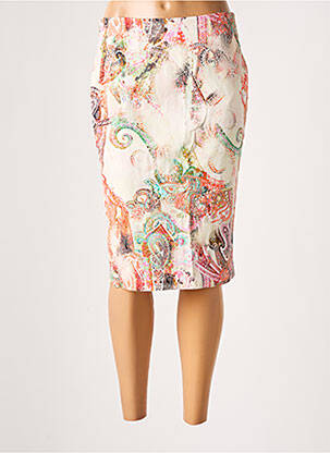 Jupe mi-longue stretch beige GARDEUR femme