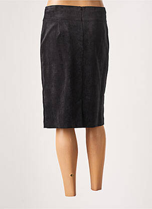 Jupe mi-longue taille normale noir SOMMERMANN femme