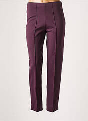 Pantalon slim violet PAUSE CAFE pour femme seconde vue