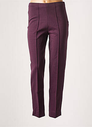 Pantalon slim violet PAUSE CAFE pour femme
