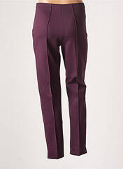 Pantalon slim violet PAUSE CAFE pour femme seconde vue