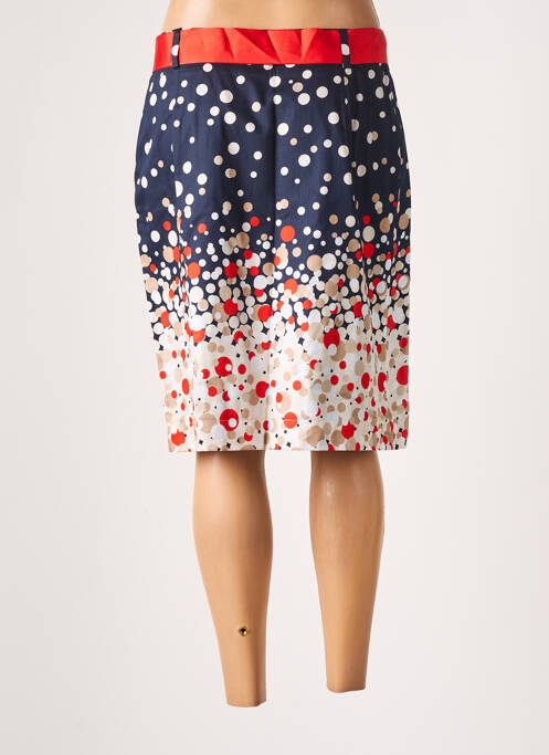 Jupe mi-longue bleu GARDEUR pour femme