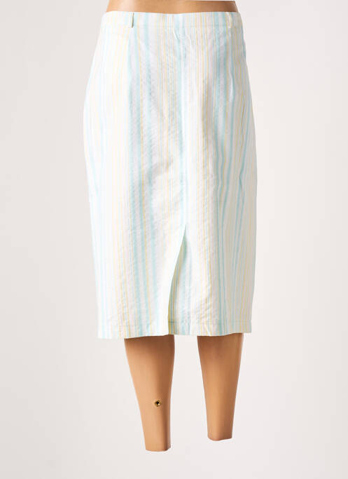 Jupe mi-longue bleu HUCKE WOMAN pour femme