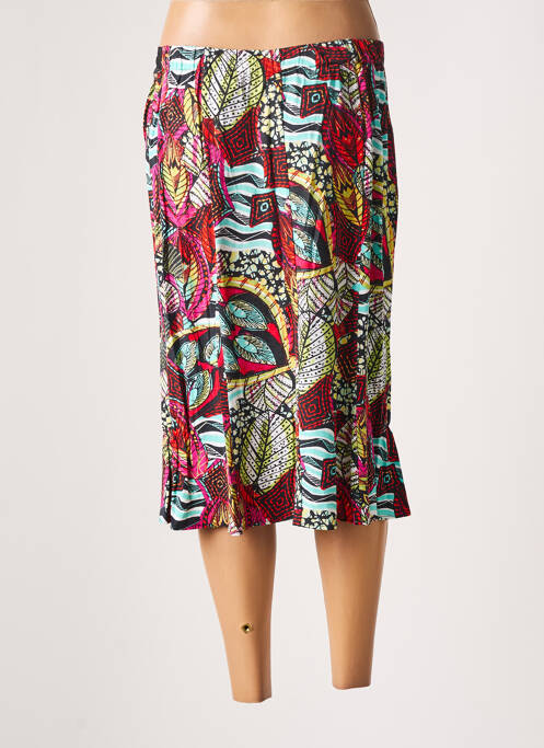 Jupe mi-longue noir GUY DUBOUIS pour femme