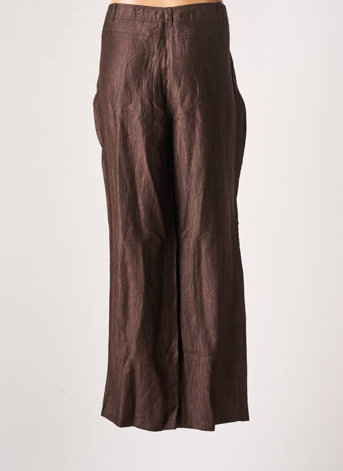 Pantalon large marron LEBEK pour femme