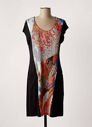 Chemise de nuit stretch noir VANIA femme