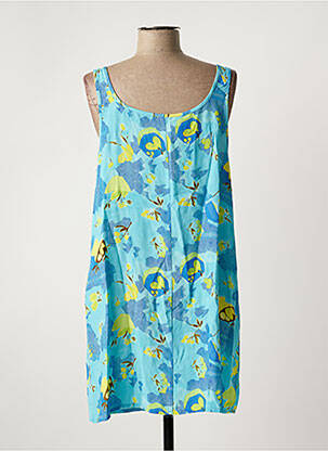 Robe de plage sans manche bleu ANITA femme