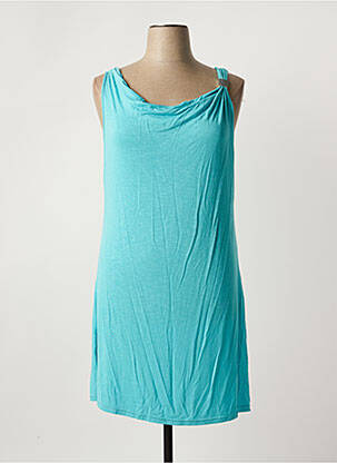 Chemise de nuit stretch bleu VANIA femme